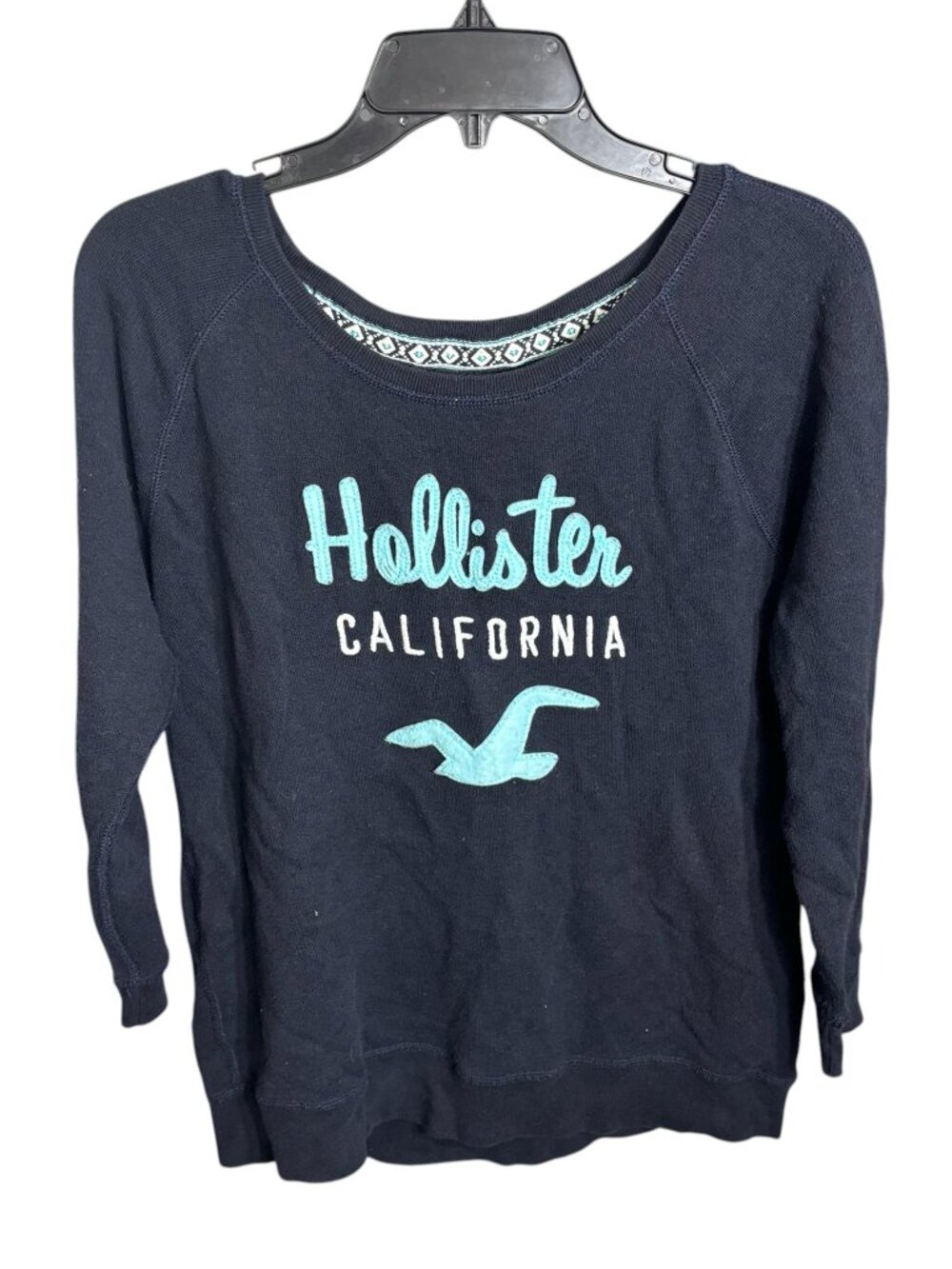 Hollister Sweatshirt Navy Size Small